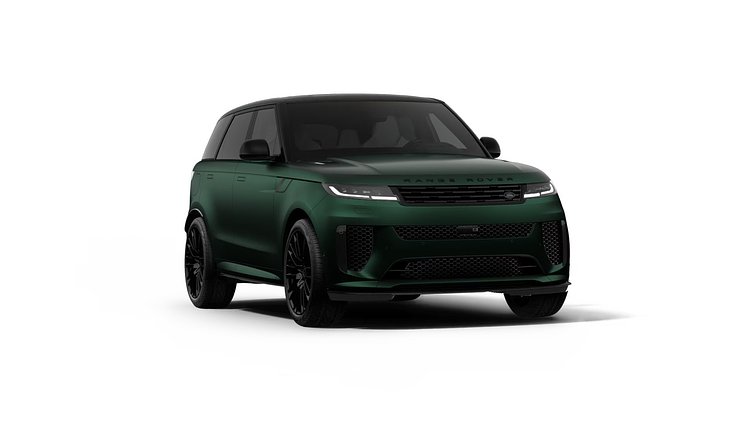 2026 Jauns Land Rover Range Rover Sport British Racing Green - Satin finish P635 Petrol Mild Hybrid SV