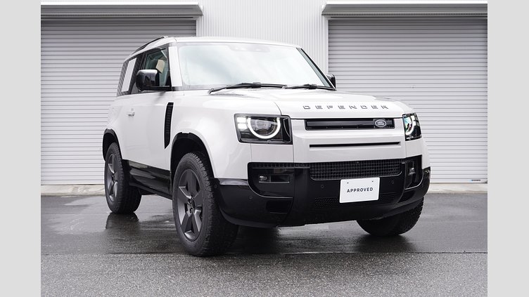 2025 認定中古車 Land Rover Defender 90 ボラスコグレイ D350 ディーゼルマイルドハイブリッド X-Dynamic HSE