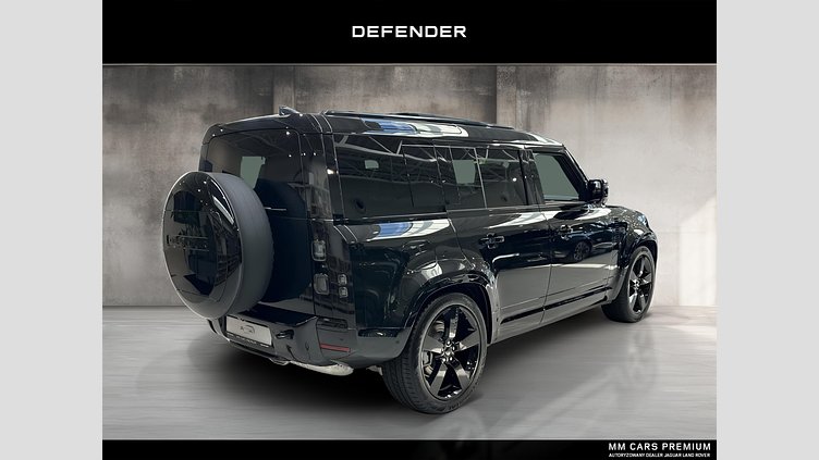 2026 Nowy Land Rover Defender 110 Santorini Black D350 MHEV z silnikiem wysokoprężnym X-Dynamic HSE