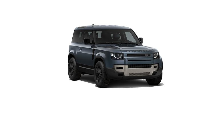2026 Nowy Land Rover Defender 90 Tasman Blue D200 Diesel Mild Hybrid S