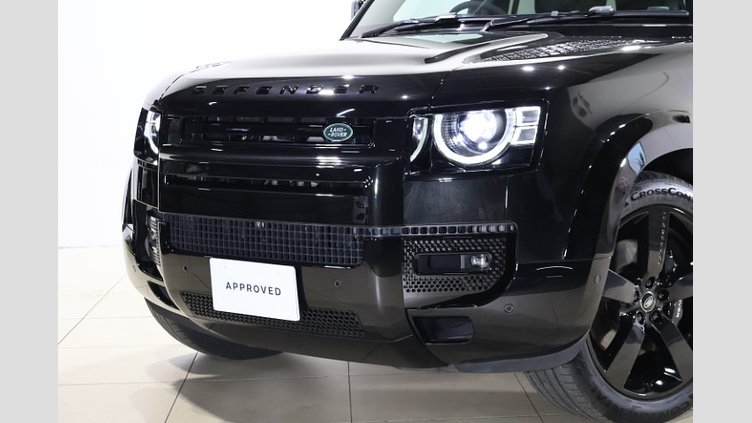 2024 認定中古車 Land Rover Defender 110 サントリーニブラック P525 AWD (AT) V8