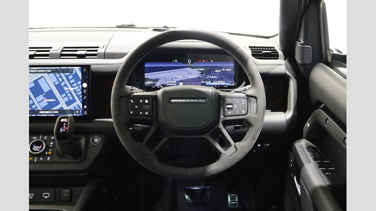 2024 認定中古車 Land Rover Defender 110 サントリーニブラック P525 AWD (AT) V8