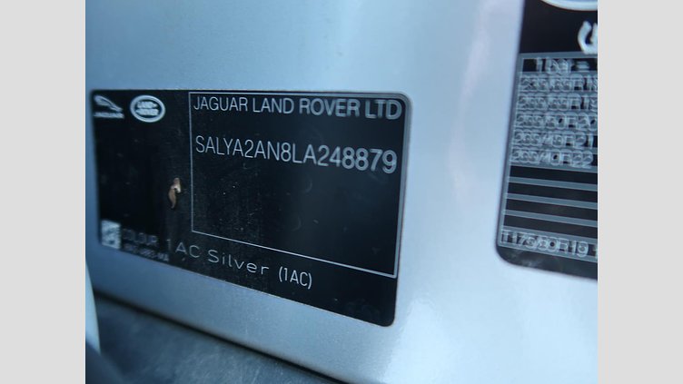 2019 認定中古車 Land Rover Range Rover Velar インダスシルバー D180 S