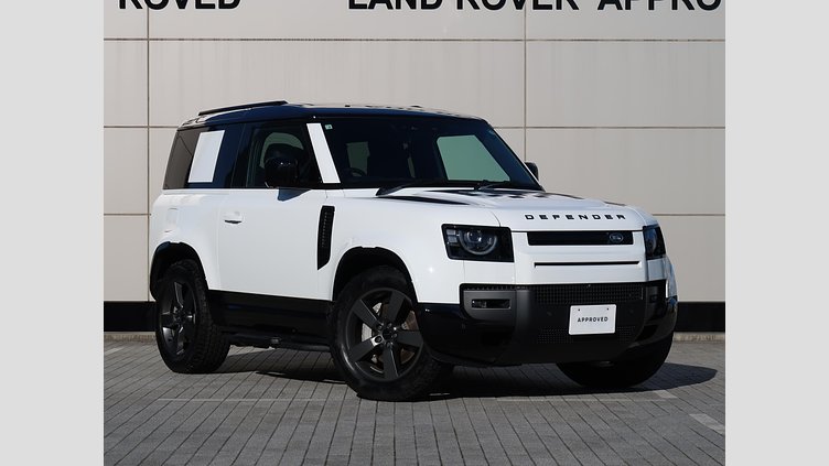 2025 認定中古車 Land Rover Defender 90 Fuji White 3.0 litre i6D ９０Ｘ－ダイナミックＨＳＥ Ｄ３５０ エアサスペンション装着車