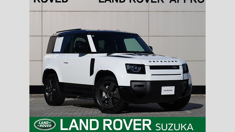 2025 認定中古車 Land Rover Defender 90 Fuji White 3.0 litre i6D ９０Ｘ－ダイナミックＨＳＥ Ｄ３５０ エアサスペンション装着車
