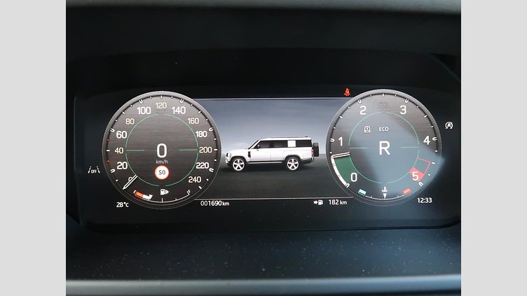 2025 認定中古車 Land Rover Defender 130 カルパチアングレイ D350 ディーゼルマイルドハイブリッド X-Dynamic SE