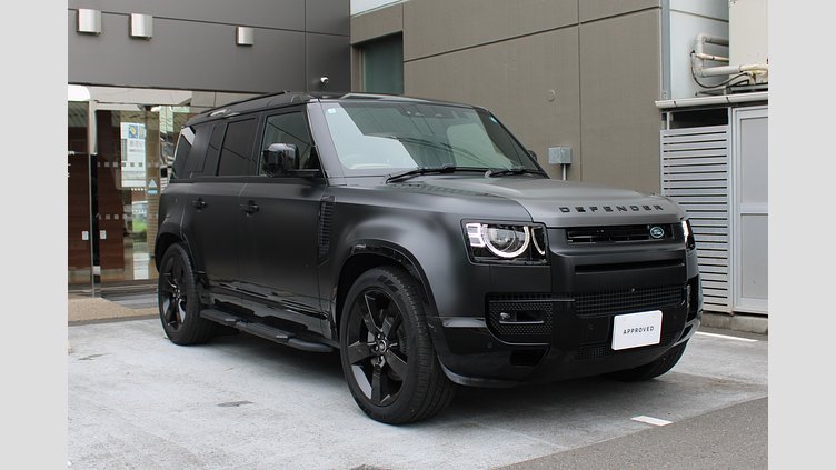 2024 認定中古車 Land Rover Defender 110 サントリーニブラック D350 ディーゼルマイルドハイブリッド X-Dynamic HSE