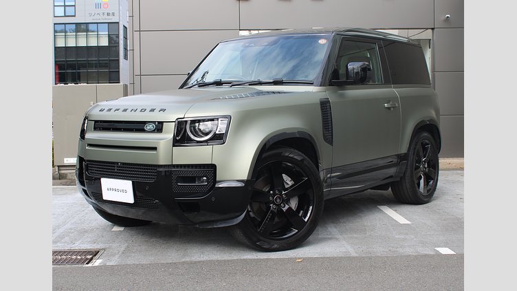 2025 認定中古車 Land Rover Defender 90 パンゲアグリーン D350 ディーゼルマイルドハイブリッド X-Dynamic HSE