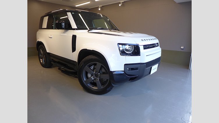 2025 認定中古車 Land Rover Defender 90 フジホワイト D350 ディーゼルマイルドハイブリッド X-Dynamic HSE