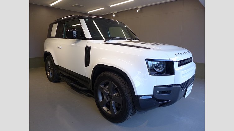 2025 認定中古車 Land Rover Defender 90 フジホワイト D350 ディーゼルマイルドハイブリッド X-Dynamic HSE
