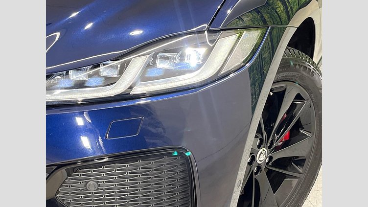 2020 認定中古車 Jaguar F-Pace Portofino Blue 2.0L I4 Pet Mid DOHC AJ200 R-DYNAMIC HSE