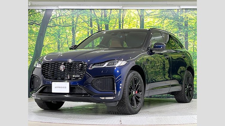 2020 認定中古車 Jaguar F-Pace Portofino Blue 2.0L I4 Pet Mid DOHC AJ200 R-DYNAMIC HSE