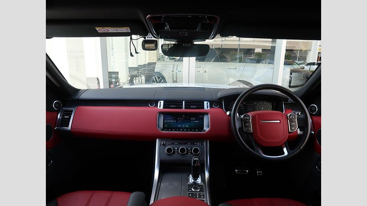 2017 認定中古車 Land Rover Range Rover Sport Fuji White 3.0 litre V6 Supercharged Petrol オートバイオグラフィーダイナミック