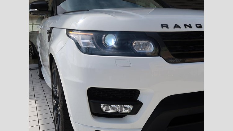 2017 認定中古車 Land Rover Range Rover Sport Fuji White 3.0 litre V6 Supercharged Petrol オートバイオグラフィーダイナミック