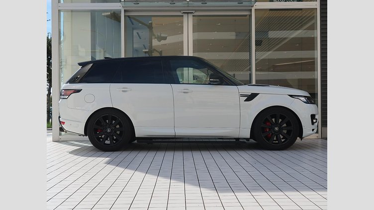 2017 認定中古車 Land Rover Range Rover Sport Fuji White 3.0 litre V6 Supercharged Petrol オートバイオグラフィーダイナミック