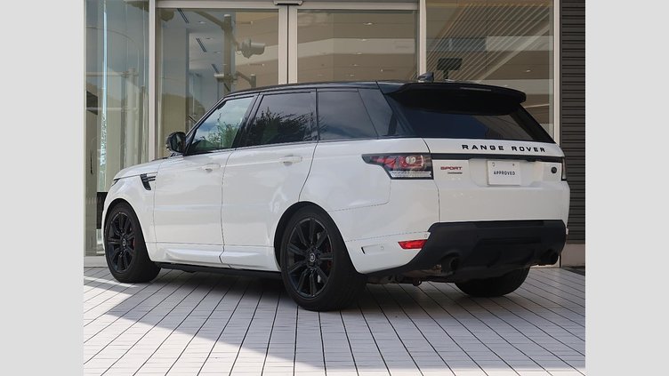 2017 認定中古車 Land Rover Range Rover Sport Fuji White 3.0 litre V6 Supercharged Petrol オートバイオグラフィーダイナミック