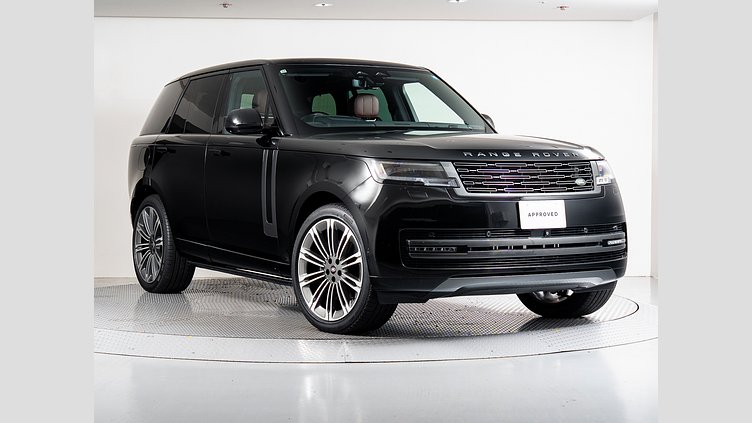 2024 認定中古車 Land Rover Range Rover サントリーニブラック D350 AWD MHEV（AT） スタンダードホイールベース HSE