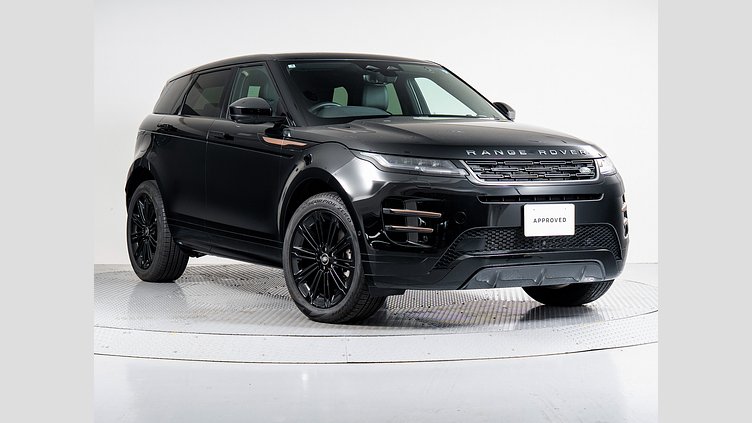 2024 認定中古車 Land Rover Range Rover Evoque サントリーニブラック プラグインハイブリッド（ガソリン） Standard Wheelbase DYNAMIC HSE