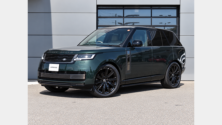 2024 認定中古車 Land Rover Range Rover ベルグレイヴィアグリーン P550 AWD PHEV（AT） スタンダードホイールベース SV
