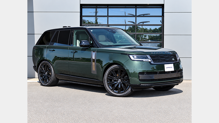 2024 認定中古車 Land Rover Range Rover ベルグレイヴィアグリーン P550 AWD PHEV（AT） スタンダードホイールベース SV