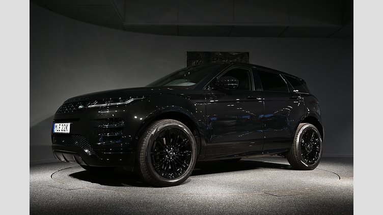 2026 Begagnad Land Rover Range Rover Evoque Santorini Black AWD P270e Dynamic SE *993.100:- ord pris* / SoV hjul
