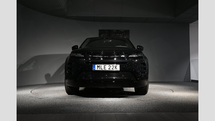 2026 Begagnad Land Rover Range Rover Evoque Santorini Black AWD P270e Dynamic SE *993.100:- ord pris* / SoV hjul