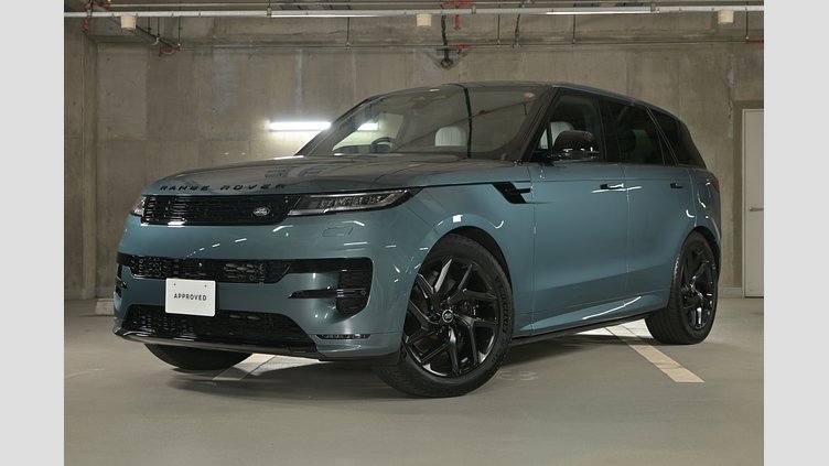 2024 認定中古車 Land Rover Range Rover Sport ジオラグリーン P550eプラグインハイブリッド（ガソリン） スタンダードホイールベース Dynamic SE