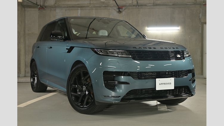 2024 認定中古車 Land Rover Range Rover Sport ジオラグリーン P550eプラグインハイブリッド（ガソリン） スタンダードホイールベース Dynamic SE