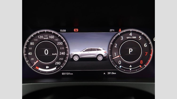 2020 認定中古車 Jaguar F-Pace Fuji White 2.0L I4 Pet Mid DOHC AJ200 R-SPORT