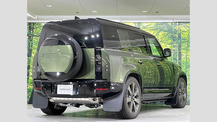 2025 認定中古車 Land Rover Defender 110 ウールストーングリーン P300e プラグインハイブリッド X-Dynamic HSE