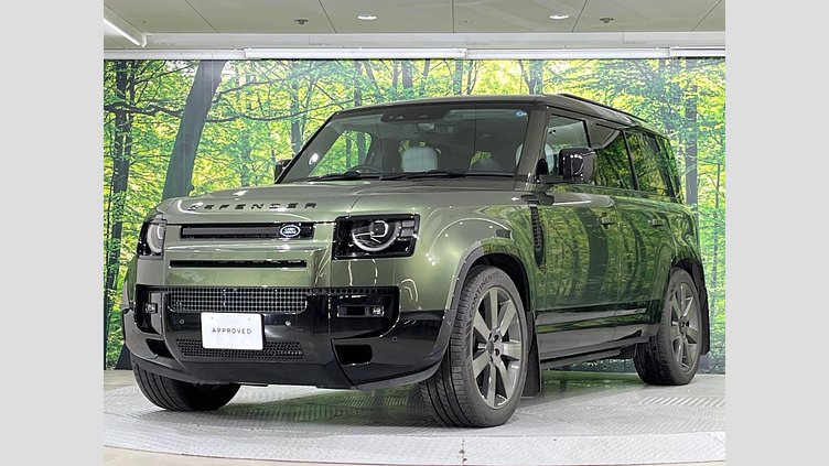 2025 認定中古車 Land Rover Defender 110 ウールストーングリーン P300e プラグインハイブリッド X-Dynamic HSE