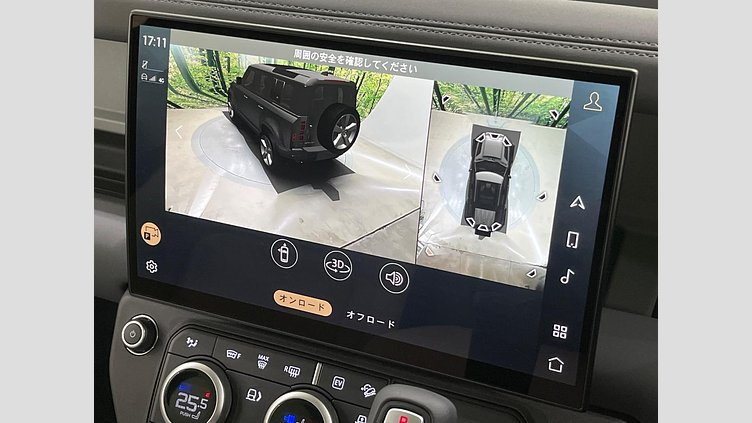 2025 認定中古車 Land Rover Defender 110 ウールストーングリーン P300e プラグインハイブリッド X-Dynamic HSE