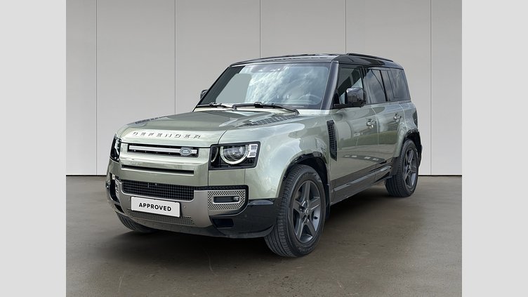 2025 APPROVED Land Rover Defender 110 Pangea Green D250 Diesel Mild Hybrid X-Dynamic SE