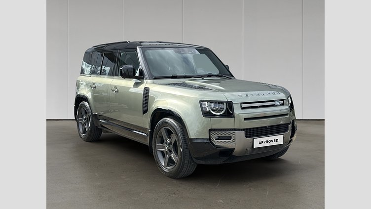 2025 APPROVED Land Rover Defender 110 Pangea Green D250 Diesel Mild Hybrid X-Dynamic SE