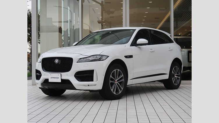 2016 認定中古車 Jaguar F-Pace Fuji White シートヒーター　パワーテールゲート　パドルシフト　LEDヘッドライト　ブラックパック Ｒ－スポーツ