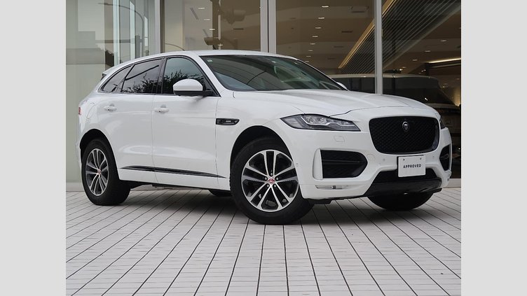 2016 認定中古車 Jaguar F-Pace Fuji White シートヒーター　パワーテールゲート　パドルシフト　LEDヘッドライト　ブラックパック Ｒ－スポーツ
