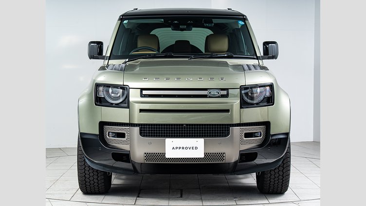 2025 認定中古車 Land Rover Defender 110 パンゲアグリーン D350 ディーゼルマイルドハイブリッド X-Dynamic HSE D350 エアサスペンション