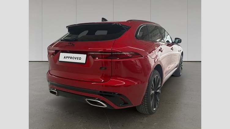 2024 Approved Jaguar F-Pace Firenze Red 3.0 litre i6D​ R-DYNAMIC 3.0D 300PS