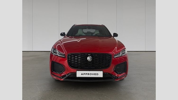2024 Approved Jaguar F-Pace Firenze Red 3.0 litre i6D​ R-DYNAMIC 3.0D 300PS