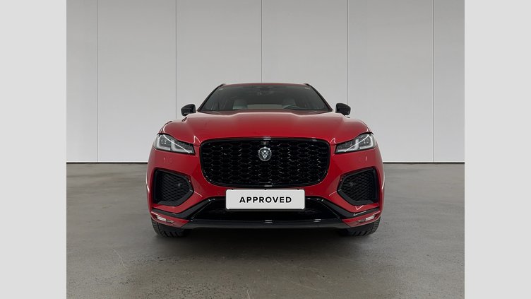 2024 Approved Jaguar F-Pace Firenze Red 3.0 litre i6D​ R-DYNAMIC 3.0D 300PS