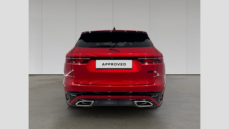2024 Approved Jaguar F-Pace Firenze Red 3.0 litre i6D​ R-DYNAMIC 3.0D 300PS