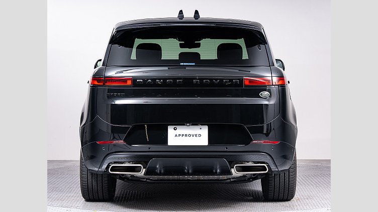 2023 認定中古車 Land Rover Range Rover Sport サントリーニブラック 3.0リッター6気筒400PSターボチャージドガソリンMHEV（オートマチック） FIRST EDITION