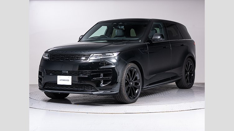 2023 認定中古車 Land Rover Range Rover Sport サントリーニブラック 3.0リッター6気筒400PSターボチャージドガソリンMHEV（オートマチック） FIRST EDITION
