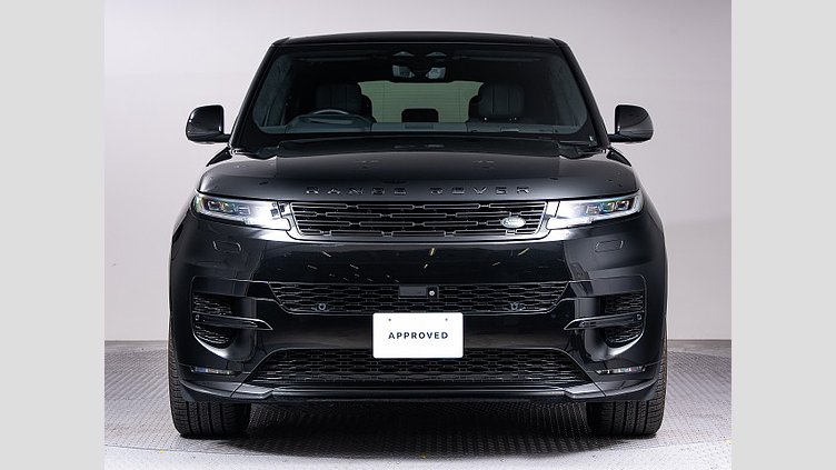 2023 認定中古車 Land Rover Range Rover Sport サントリーニブラック 3.0リッター6気筒400PSターボチャージドガソリンMHEV（オートマチック） FIRST EDITION