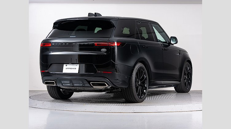 2023 認定中古車 Land Rover Range Rover Sport サントリーニブラック 3.0リッター6気筒400PSターボチャージドガソリンMHEV（オートマチック） FIRST EDITION