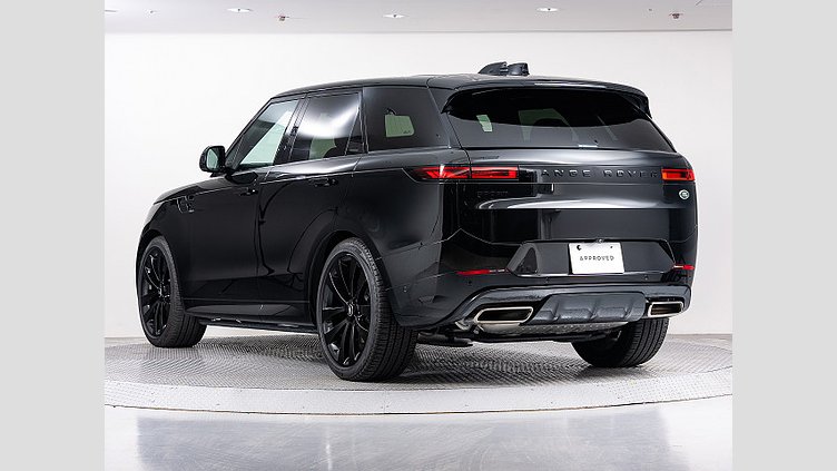 2023 認定中古車 Land Rover Range Rover Sport サントリーニブラック 3.0リッター6気筒400PSターボチャージドガソリンMHEV（オートマチック） FIRST EDITION