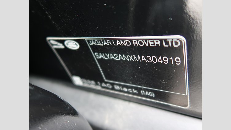 2021 認定中古車 Land Rover Range Rover Velar サントリーニブラック D200 AWD（オートマチック） MHEV ベースグレード