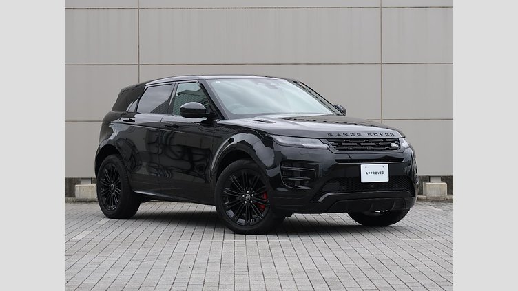 2024 認定中古車 Land Rover Range Rover Evoque サントリーニブラック D200マイルドハイブリッド（ディーゼル） スタンダードホイールベース DYNAMIC SE