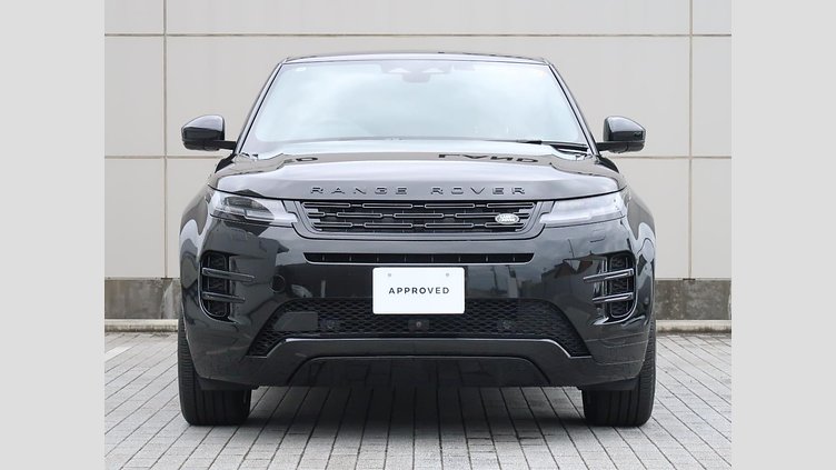 2024 認定中古車 Land Rover Range Rover Evoque サントリーニブラック D200マイルドハイブリッド（ディーゼル） スタンダードホイールベース DYNAMIC SE