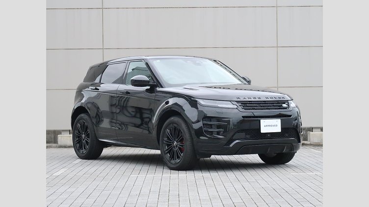 2024 認定中古車 Land Rover Range Rover Evoque サントリーニブラック D200マイルドハイブリッド（ディーゼル） スタンダードホイールベース DYNAMIC SE